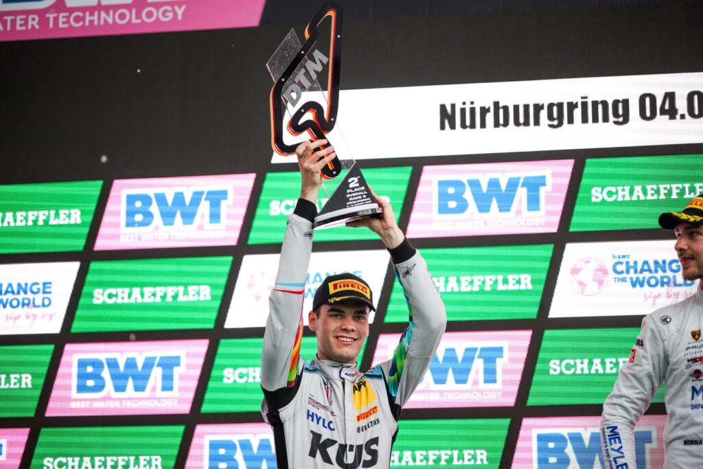 Erstes Saisonpodium für Laurin Heinrich bei der DTM auf dem Nürburgring