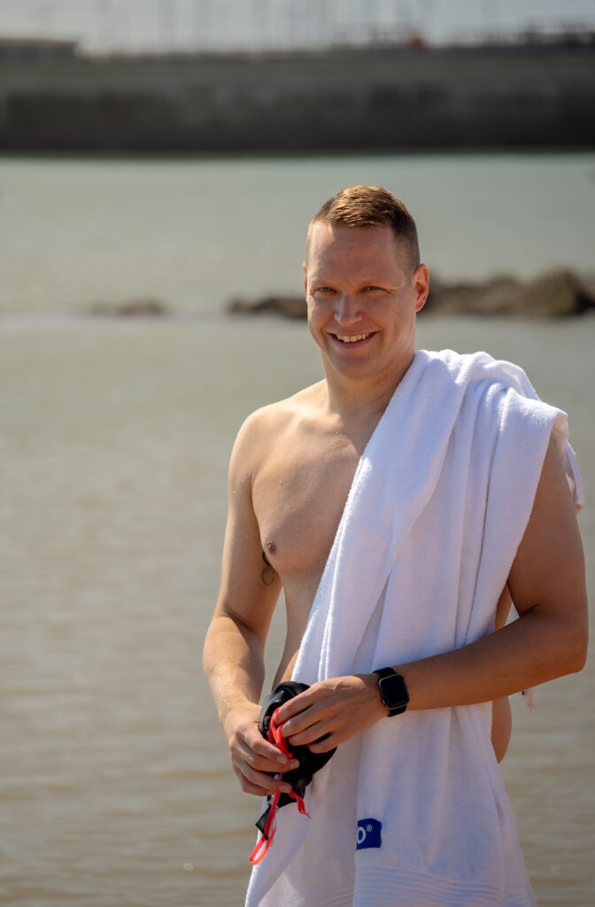 Andreas Waschburger Marathon-Schwimmer Waschi aus Saarbrücken  Ärmelkanal Weltrekord